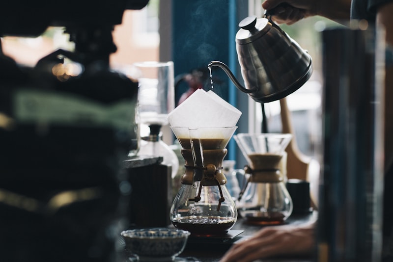Coffee beans at different roast levels shown side by side.